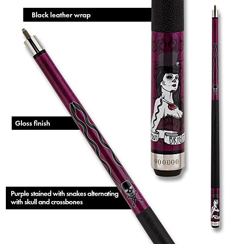 Voodoo Billiards Pool Cue Stick - RIP - Voodoo Queen - size: 18oz