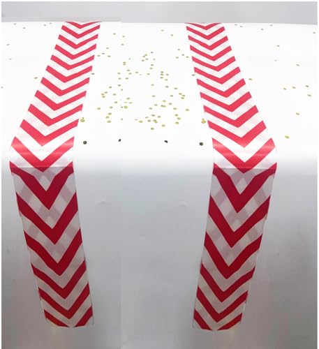 Baseball Table Runner/Baseball Party Decorations/Baseball Runner Table Cloth Runner Sports Red White for Boy Sports Themed Birthday Party - size: 60 x 6 inches