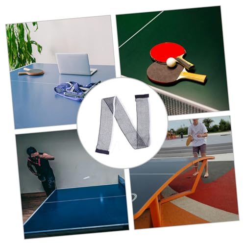 Portable Table Tennis Net Lightweight Polyester-Cotton Mesh Replacement Net for Indoor and Outdoor Training Quick Setup Dense Weave for Enhanced Play