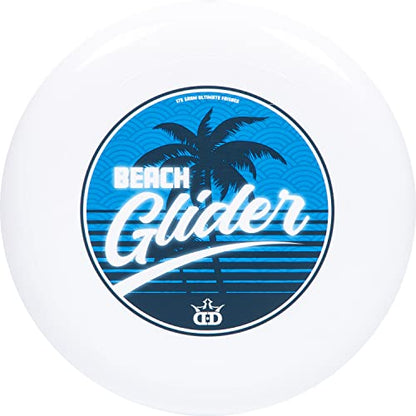 Dynamic Discs Beach Glider Flying Disc, Catch and Throw Frisbee Discs Golf, Predictable Flight Pattern, 175g+, White - color: White