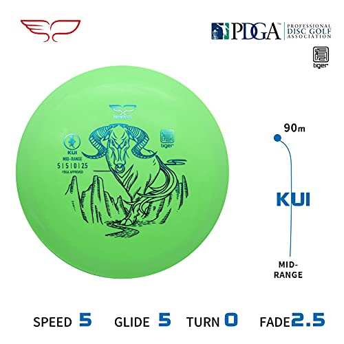 Yikun Disc Golf Starter Set PDGA Approved Beginners Discs Golf Set 4 in 1,with Light Line Discs Golf Set Includes Driver,Mid-Range,Putter