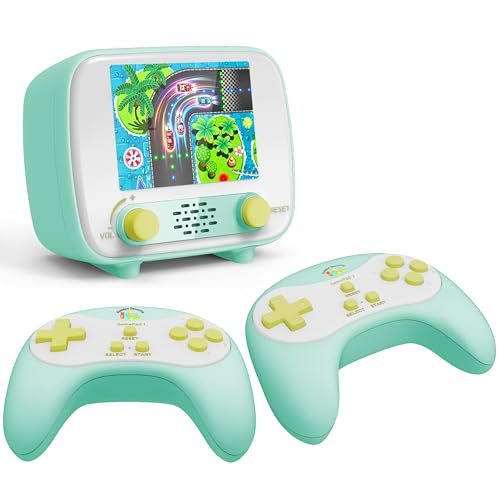 Handheld Game Console, Retro Handheld Game Console with 2.8-inch LCD Screen,Featuring 216 Single-Player Games and 84 Two-Player Games, Suitable for Children and Adults - size: White 216 Games One Player + 84 Games Two Player