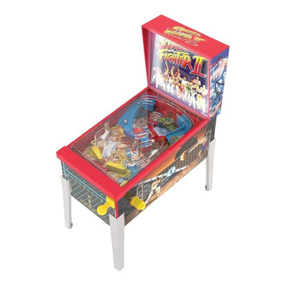 Street Fighter II: Mini Arcade Pinball - Collector Series, Lights & Sounds, Classic Tabletop Game, Skill Shot Challenges, Licensed Toy, Adults-Kids 3+