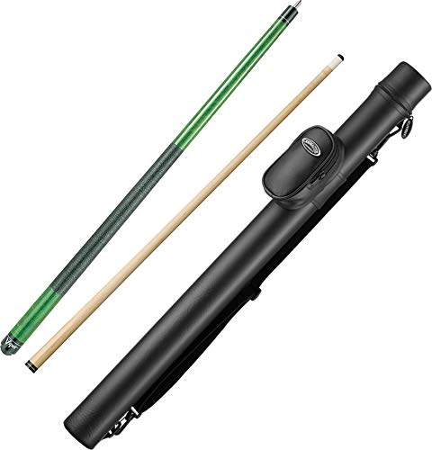 Viper by GLD Products Elite Series Green Wrapped Cue and Casemaster Q-Vault Supreme Black Cue Case, Muti