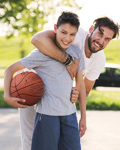 KAAYEE Engraved Basketball for Grandson, Engraved Basketball for Son from Mom Dad, Personalized 29.5" Basketballs Gifts, Custom Christmas Birthday Graduation Back to School Gift for Son from Mom Dad - color: to Son
