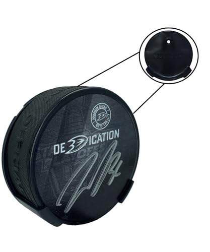Hockey Puck Display Case Wall Mount | Player Gifts | Ice Hockey Wall Decor | Holder for all Pucks | Bedroom Sports Decorations | Display Your Game Winning Trophy (1)