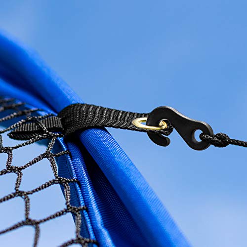 FORZA Pop-Up Baseball Batting Cage | Portable, Fiberglass Frame with Polyester Netting, Instant Setup for Anywhere Practice | Multiple Size Options, Includes Carry Bag - size: 80ft, style: Fully Enclosed