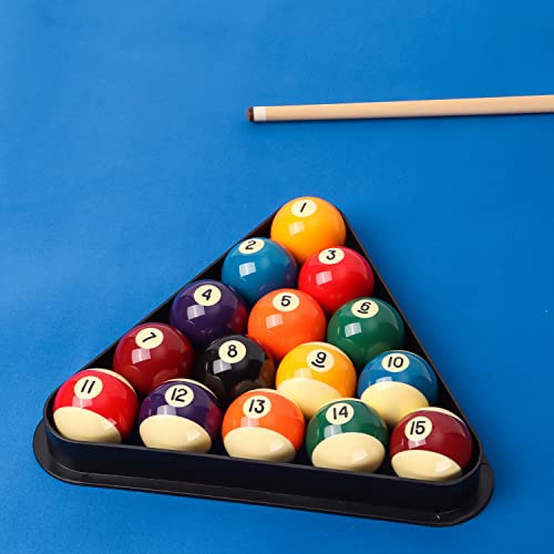 GSE Games & Sports Expert Black Plastic Billiard Pool Ball 8-Ball Triangle Racks / 9-Ball Diamond Pool Ball Racks Fit Standard 2-1/4" Billiard Pool Balls - color: Triangle Rack