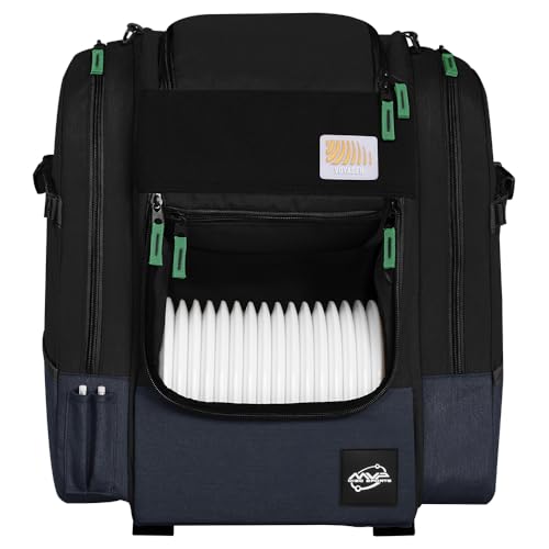 MVP Disc Sports Voyager Series Backpack Disc Golf Bag (Choose Your Color and Size) - color: Black, style: Voyager