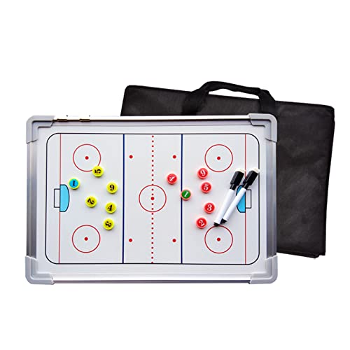 Joyeee Ice Hockey Tactics Board for Kids & Adults, Magnetic Coaching Board, Ice Hockey Equipment for Men, Boys and Ice Hockey Enthusiast, Christmas Ice Hockey Gifts for Men Father - color: #01 Large Ice Hockey Marker Board