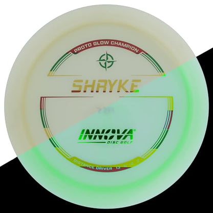 Innova Proto Glow Champion Shryke – Glow in the Dark Disc Golf Distance Driver - size: 165-169g