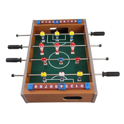 Foosball Table Game - Indoor Soccer for Kids, Compact Tabletop Play Experience for Parties and Family Fun