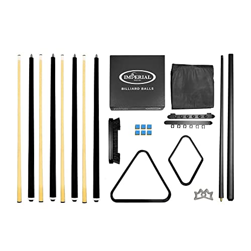 Imperial Standard Regulation Essentials 31 x 14 Billiard Ball Cue Stick Triangle Chalk Select Package Set