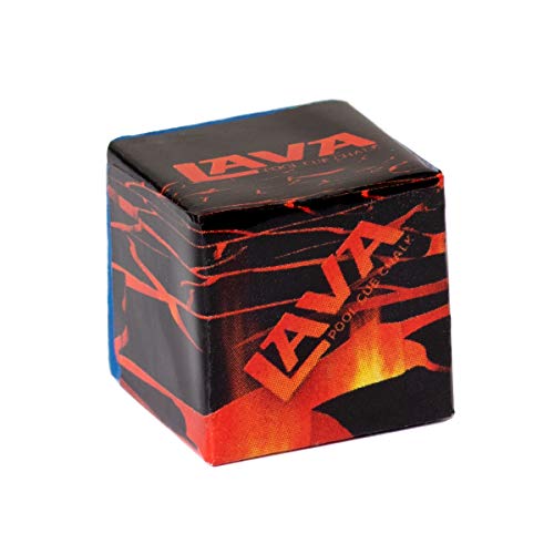 Lava Pool Cue Billiard Chalk - 4 pcs - 2 Boxes - color: Blue