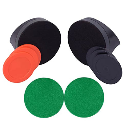Air Hockey Striker with Plastic and Logoed Aluminum Pucks, 2PCS Each - style: CM-A201B