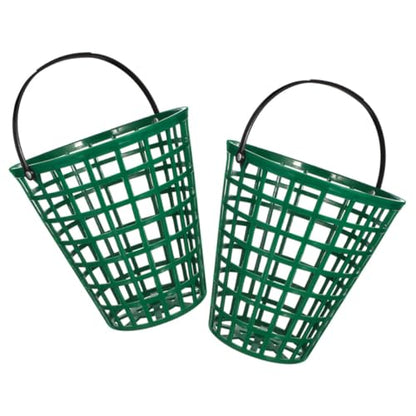 Luxshiny 2pcs Golf Storage Basket Lightweight Plastic Holder for Collecting and Storing up Outdoor Sports - size: 25.00X25.00X14.00CM