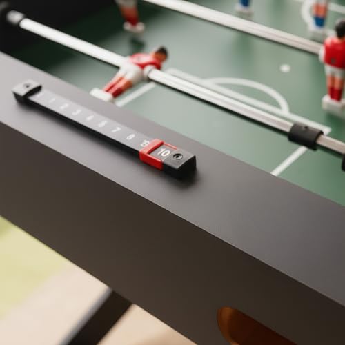 Relaxdays Foldable Football Table with 3 Balls 78 x 122 x 61 cm Dark Brown