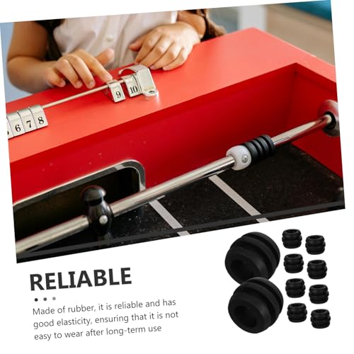 Abaodam 48pcs Foosball Table Bushings Plastic Replacement Parts for Table Football Bearings Compatible Standard Rods