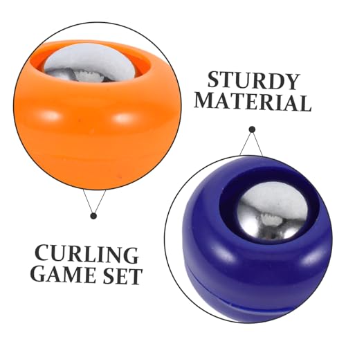 20pcs Shuffleboard Cup Tabletop Shuffleboard Game Set Mini Bowling Curling Stones Complete Sports Equipment
