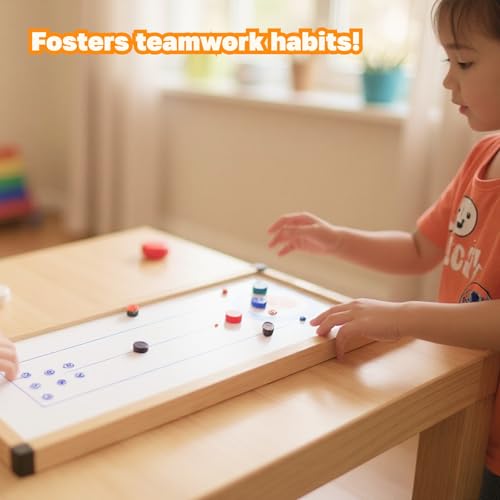 16 Mini Shuffleboard Pucks Set 25mm Tabletop Sliding Rollers for Kids Adults Game Pieces