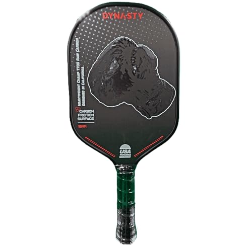 Dynasty Heavyweight/Feather T700 Triple-Layer Raw Carbon Fiber + Friction Surface 16mm Aero *Gen 3.5 All-Court Power Pickleball Paddle* / Hall of Famer 18K *Control+Spin* - color: Heavyweight Shadow Boxer v2 Holo