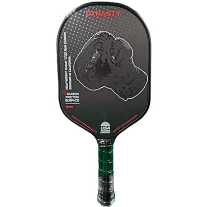 Dynasty Heavyweight/Feather T700 Triple-Layer Raw Carbon Fiber + Friction Surface 16mm Aero *Gen 3.5 All-Court Power Pickleball Paddle* / Hall of Famer 18K *Control+Spin* - color: Heavyweight Shadow Boxer v2 Holo