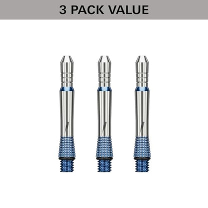 Target Darts Phil Taylor Gx2 Raw Power Titanium Dart Shaft, Short/Intermediate/Medium | Player Edition Aluminium Shafts, 2BA Thread, Professional Dart Accessories - size: Short (22.4mm)