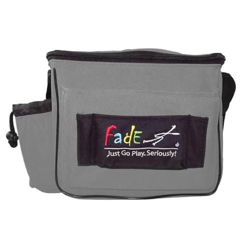 Fade Lite Disc Golf Bag – Compact, Lightweight, and Reliable Storage for New and Casual Players - Shoulder Strap Bag - Night Golf Bag - color: Mist Gray