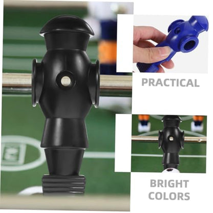 4Pcs Foosball Replacement Players for Table Soccer Game PP Resin Football Man Statues Smooth Surface Easy Install Fits Standard Rods Dark and Navy