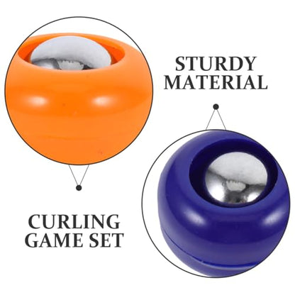 VANZACK 20Pcs Mini Curling Stones Tabletop Shuffleboard Rollers Replacement Accessories for Indoor Outdoor Family Gatherings and Parties