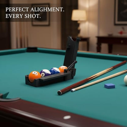 Billiard Ball Positioner, PLA Plastic Alignment Tool for Practice Drills and Shot Setup on Pool Tables (1 PC)