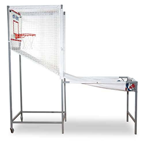 Pop-A-Shot - Pro Single Shot | Commercial Grade Arcade Basketball at Home | Infrared Sensor Scoring | 6 Game Modes | 4 Balls | Foldable Storage