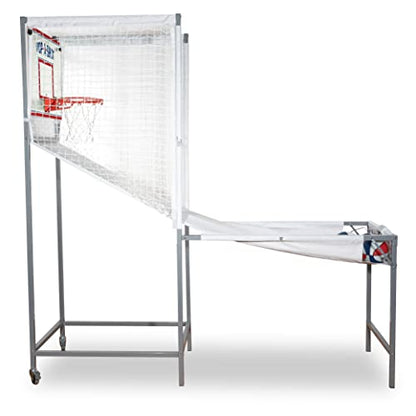 Pop-A-Shot - Pro Single Shot | Commercial Grade Arcade Basketball at Home | Infrared Sensor Scoring | 6 Game Modes | 4 Balls | Foldable Storage