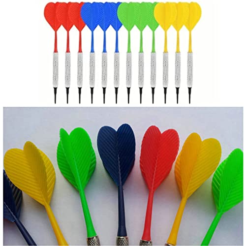 Topyond Soft Darts Set, 12 and 100 Head-Linked Soft Darts, Suitable for Beginners, Adults for Home Game Room, Bar Use