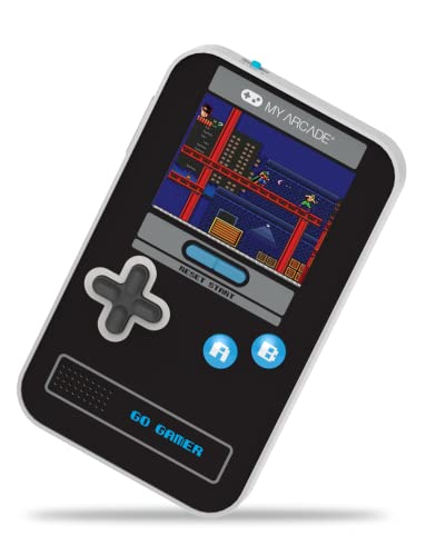 My Arcade Go Gamer Classic-Blue: Preloaded Game Console with 300 Games, 2.5 inch Screen- Fun for The Entire Family - style: Go Gamer Classic-Blue