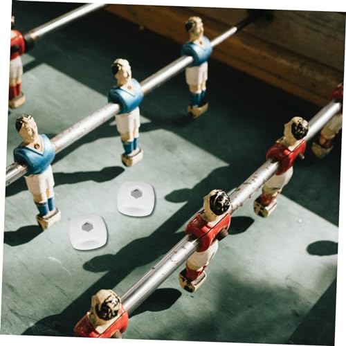 HANABASS 4pcs Foosball Table Accessories Goal Rod Positioner Stop Ring Easy Install for Replacement Parts Plastic for Table Football