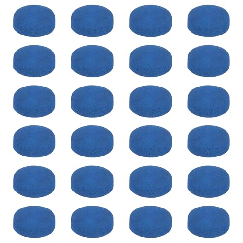 Billiard Pool Cue Tips, Pool Cue Tips Replacement Kit Cow Leather Pool Cues - color: Blue, size: 14mm