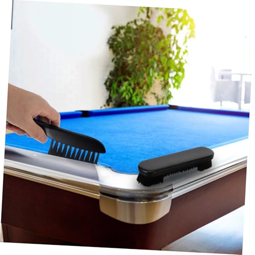 PRETYZOOM 1 Set Ergonomic Billiard Cleaning Brush Pool Table Rail Crevice Cleaner with Comfortable Wooden Handle for Dust Maintenance of Your Billiards Table