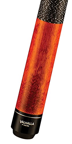 Viking Valhalla 100 Series with Irish Linen Wrap 2 Piece 58” Pool Cue Stick - color: Autumn Orange, size: 18oz