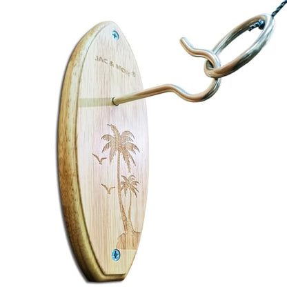 Deluxe Hook and Ring Toss Game, Outdoor Indoor Toss Game Set, Throwing Toys for Family, Party Games - style: Coconut Tree M