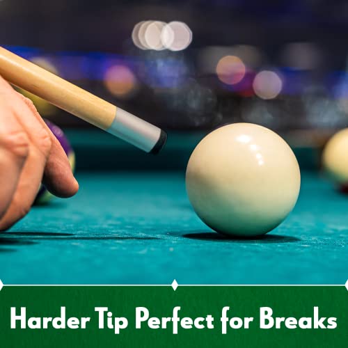 Short Pool Cue Stick – Hardwood Canadian Maple Pool Sticks for Billiard Table Sports