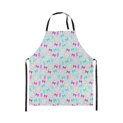 Manfei Volleyball Kids Kitchen Apron - color: Blue Pink