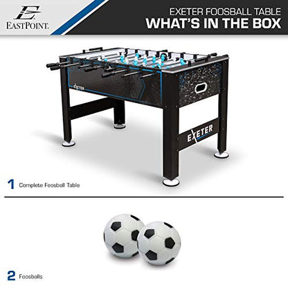 EastPoint Sports 60-Inch Official Competition Size Foosball Table - Foosball Game Table and Foosball Ball Set Complete with Quick-Connect Rods and Bead Scoring