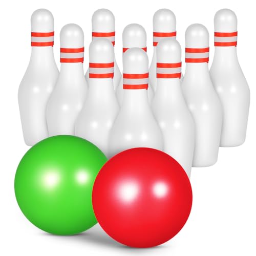 VOSAREA 1 Set Miniature Bowling Pin Set Dollhouse Bowling for Party Decorations Restaurants and Unique Home Decor High Simulation Design