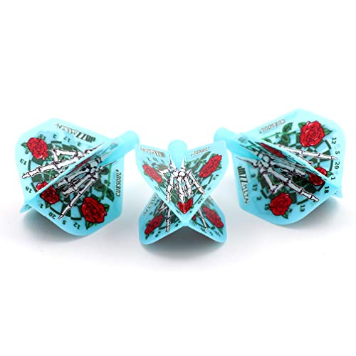 CUESOUL TERO AK4 Dart Flight Standard Shape/Shield Shape/Diamond Shape - color: Standard Shape-Blue Jazzmatal