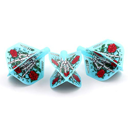 CUESOUL TERO AK4 Dart Flight Standard Shape/Shield Shape/Diamond Shape - color: Standard Shape-Blue Jazzmatal