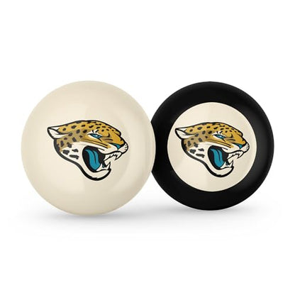 Imperial NFL Logo Cue Ball & 8 Ball Combo Set - color: Jacksonville Jaguars, White