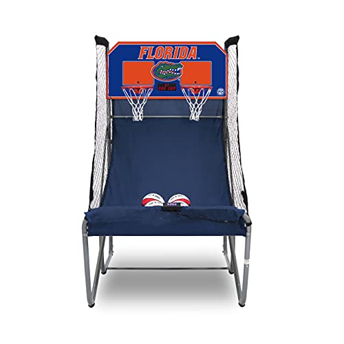 Pop-A-Shot - Home Dual Shot with NCAA Graphics l Sensor Scoring l 16 Game Modes l 7 Balls l Foldable Storage l for All NCAA Fans - style: Florida Gators