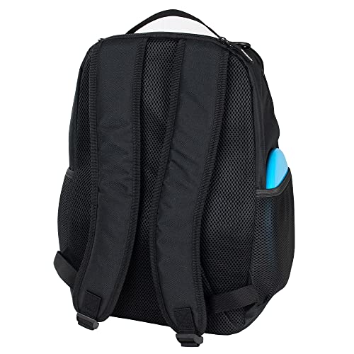 Remix Double Chain Blue Disc Golf Basket with Starter Backpack and 3 Disc Set