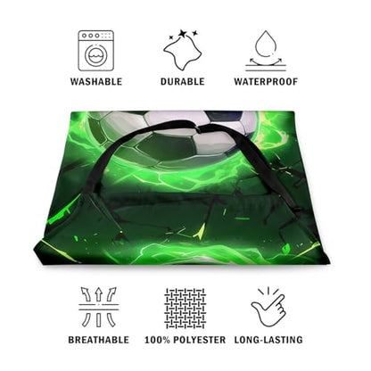 Manfei Volleyball Kids Kitchen Apron - color: Black Green